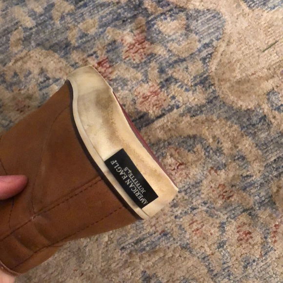 Dark tan American eagle high top sneakers - Picture 4 of 4